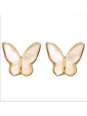 Retro butterfly boutique stud earrings new